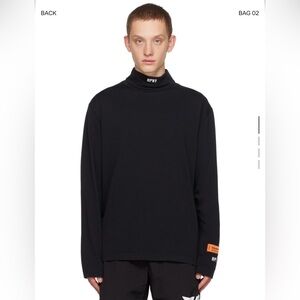 Heron Preston “HPNY” black long sleeve t-shirt. Size M